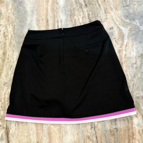 Women’s LADY HAGEN Golf Twilight colorblock black/purple skort size 2 - Picture 3 of 7